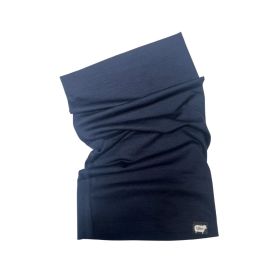 MERINO WOOL NECK GAITER D BLU