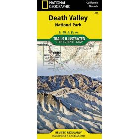 DEATH VALLEY NATIONAL PARK MAP - CALIFORNIA