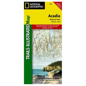 ACADIA NATIONAL PARK MAP #212 - MAINE