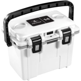 14QT ELITE COOLER WHITE/GRAY