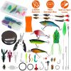 LakeForest 383 Piece Bass Fishing Lure Kit with Tackle Box