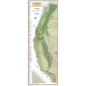 PACIFIC CREST TRAIL MAP - UTAH