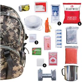 64 PC SURVIVAL BACKPACK - CAMO