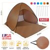 iMountek Pop Up Beach Tent, 2 to 3 Person, Coffee