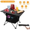 iMountek Roll Up Camping Table with Storage Basket, Size M