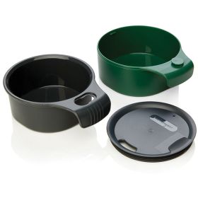 CUPCUP 16OZ CHARCOAL/GREEN