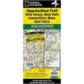 AT NJ, NY, CT, MA MAP PK - APPALACHIAN TRAIL
