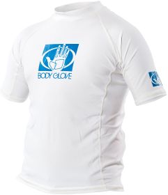 FITTED RASHGUARD JR SS WHITE 6