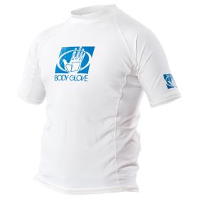FITTED RASHGUARD JR SS WHITE 8