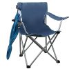 LakeForest Beach Chair with Detachable Umbrella, Blue