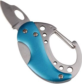 MINI CARABINER KNIFE - BLUE