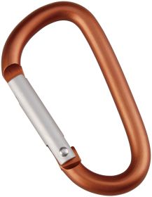 D CARABINER 6 X 60MM 2 PK ASST