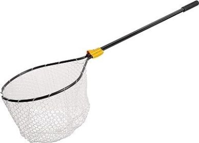 Frabill Conservation Net 21x24in 36in Slide Handle Rubber, 13in Deep