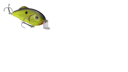 Strike King Hybrid Hunter Shallow 1/2oz 1-3ft Chartreuse/Black Back