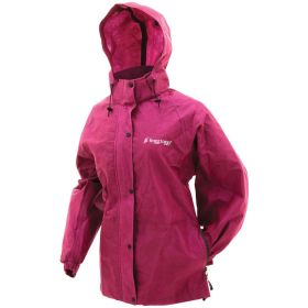 WMN'S PRO ACT JACKET CHERRY LG