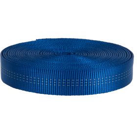 30 FT 1" WEBBING - BLUE - TUBULAR NYLON