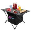 iMountek Roll Up Camping Table with Storage Basket, Size L