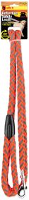 BRDED RFLCT DG LEASH ORG 5/8x6