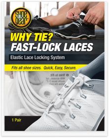 WHY TIE FAST LOCK LACES WHITE
