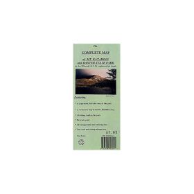 COMPLETE MAP: KATAHDIN  BAXTER - JAMES WITHERELL