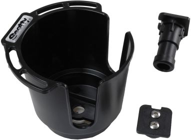 CUP HLDR W/POST & BULKHD MOUNT