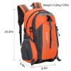 iNova 36L Outdoor Daypack, Waterproof Nylon, Orange