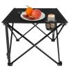 LakeForest Folding Camping Tables, Set of 2, Black