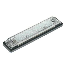 TH Marine Slim Line II 4in Low Profile LED Strip Light White, 2pk