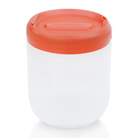 STAX SMALL TALL CLEAR/ORANGE