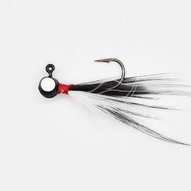 Leland Pop Eye Jig 1/32 2ct Black/White-Black