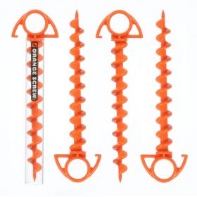 ORANGE SCREW GROUND ANCHOR