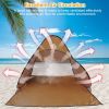 iMountek Pop Up Beach Tent, 2 to 3 Person, Coffee