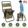 LakeForest Folding Fishing Chair, Backrest and Cooler Bag