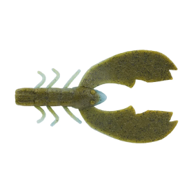 Berkley PowerBait MaxScent Chigger Craw 4in Blue Craw 7ct