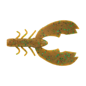 Berkley PowerBait MaxScent Chigger Craw 3in Pumpkin Green Fleck 8ct