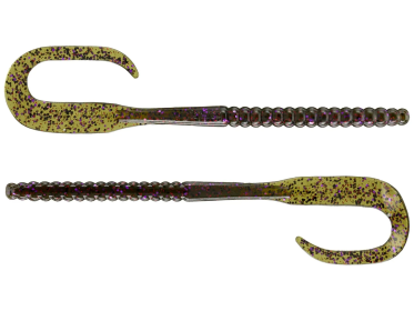 Berkley PowerBait Power Worms 10in Wtrmln/Rd Fleck 8ct