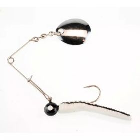 Johnson Beetle Spin1/32oz White/Black Stripe