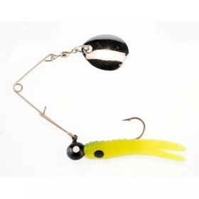 Johnson Beetle Spin1/8oz Chartreuse/Black Spots