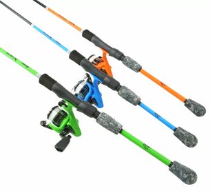 Okuma X-Otic 6'ML Spinning Combo w/20-Size Reel: Neon Orange