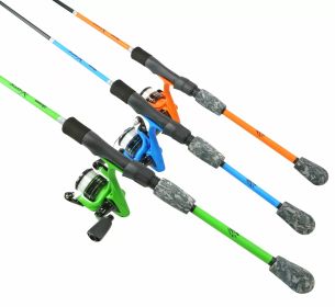 Okuma X-Otic 5'6"L Spinning Combo w/20-Size Reel: Electric Blue