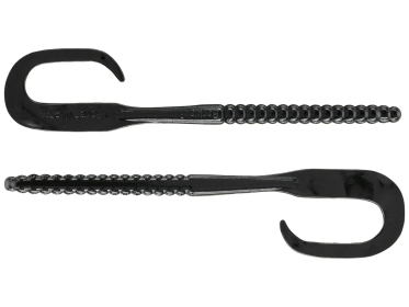 Berkley PowerBait Power Worms 10in Black 8ct