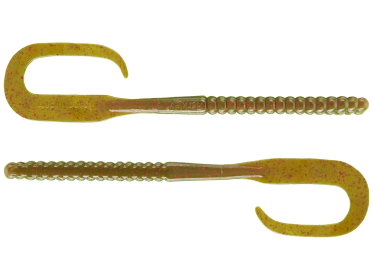 Berkley PowerBait Power Worms 10in Motor Oil Red Flake 8ct