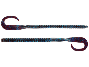 Berkley PowerBait Power Worms 12in Blue Fleck 5ct