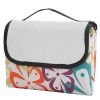 iMountek Waterproof Picnic Blanket, 60 x 78 in, Green Floral