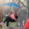 LakeForest Beach Chair with Detachable Umbrella, Black