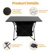 iMountek Roll Up Camping Table with Storage Basket, Size L