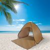 iMountek Pop Up Beach Tent, 2 to 3 Person, Coffee