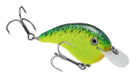 Strike King Chick Magnet Jr 1/4oz 2-4ft Chartreuse/Blue Black Splatter
