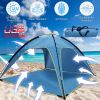 LakeForest Beach Tent Canopy, 4 to 6 Person, Blue