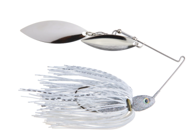 Strike King Tour Grade Spinnerbait 3/8 oz Willow/Willow / White/Silver